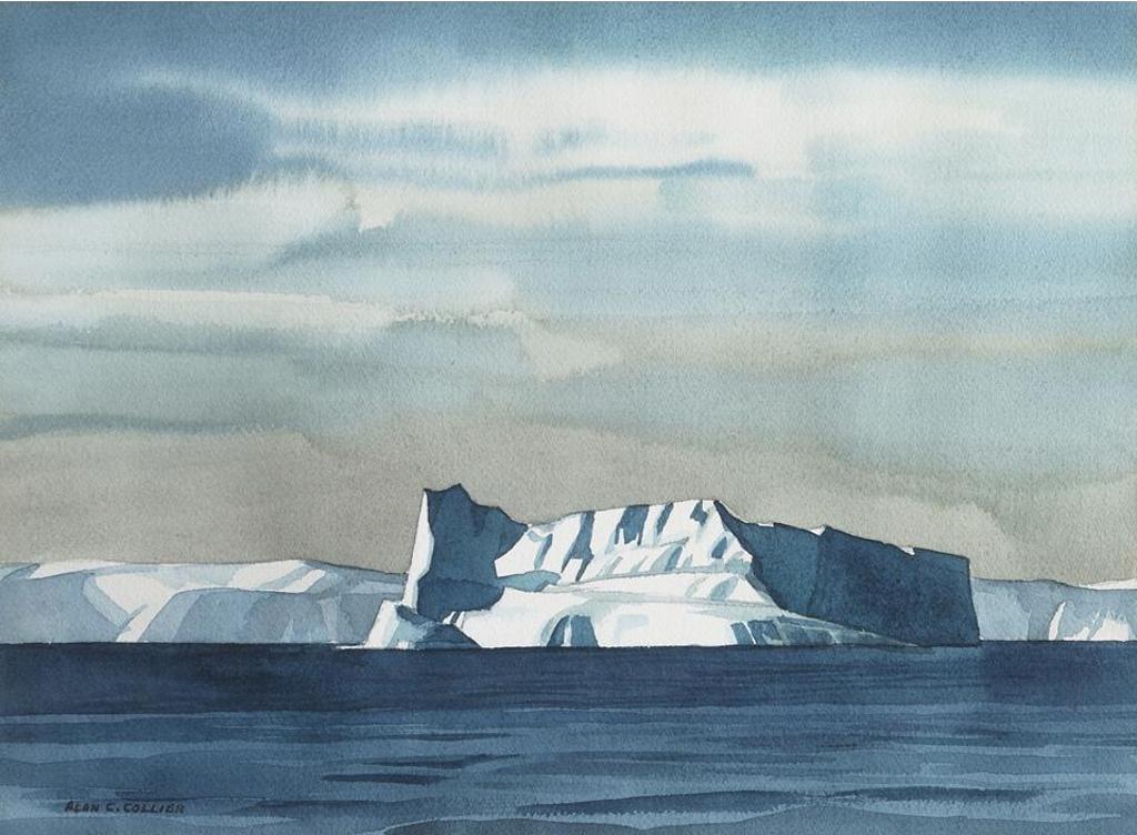 Alan Caswell Collier (1911-1990) - Iceberg Off Cape Dyer (Sketch For Canvas “In Davis Strait”)