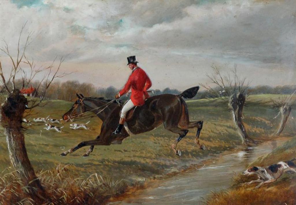 Henry Thomas Alken (1785-1851) - Fox Hunting Scene With Dogs