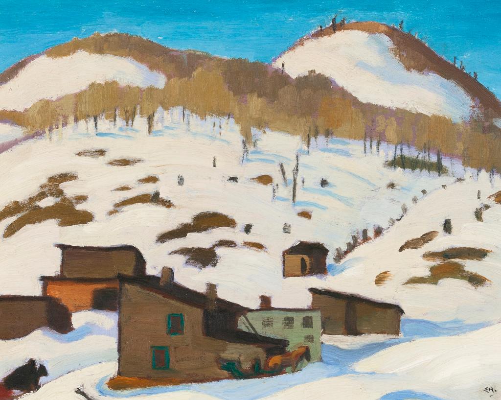 Edwin Headley Holgate (1892-1977) - Sketch In Winter