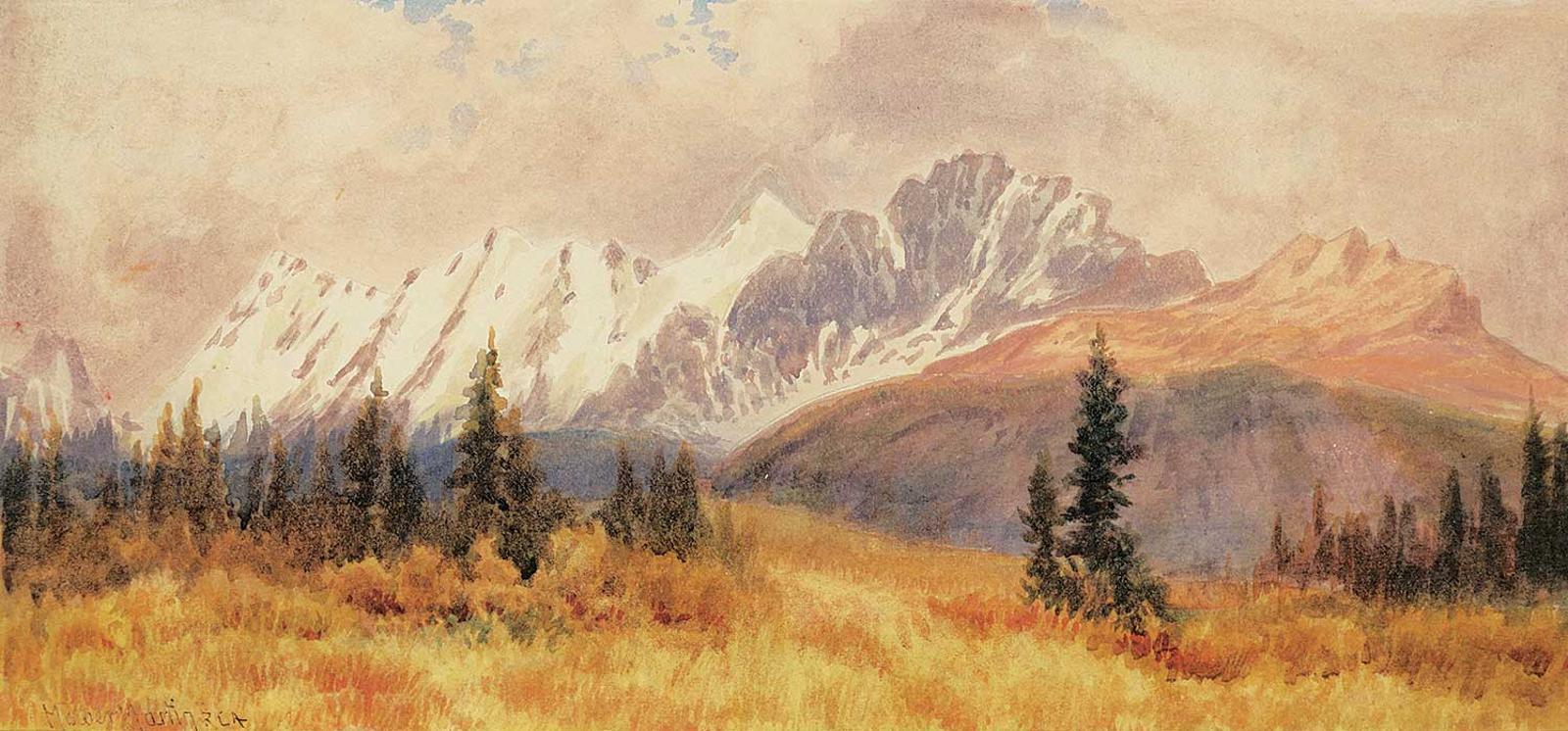 Thomas Mower Martin (1838-1934) - Untitled - View of the Mountains