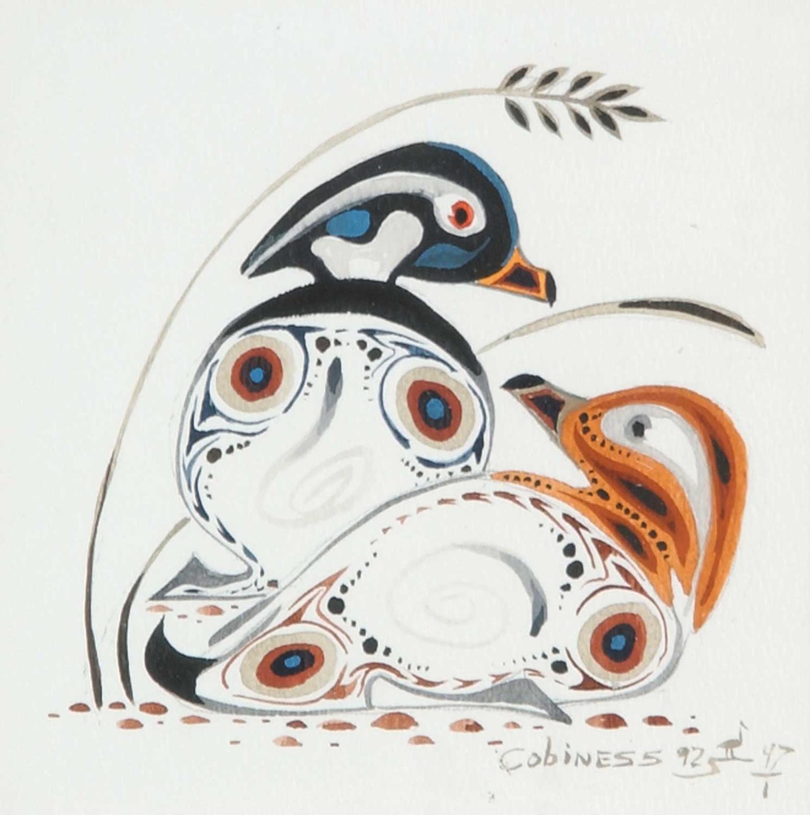 Edward [Eddy] Cobiness (1933-1996) - Untitled - Two Ducks