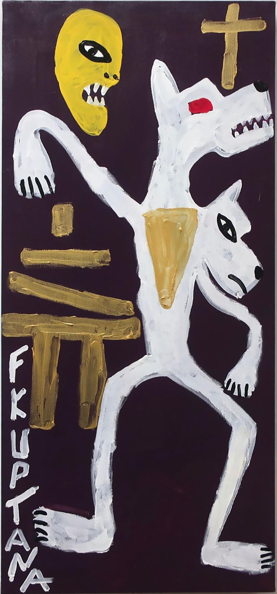Floyd Kuptana (1964-2021) - Untitled (Two-Headed Guardian)