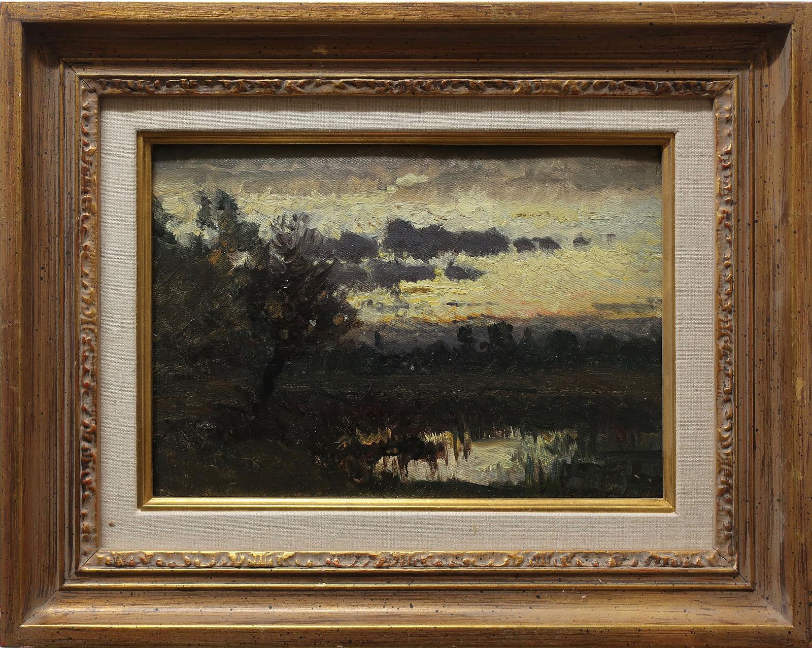 John A. Hammond (1843-1939) - Untitled (Landscape At Dusk)