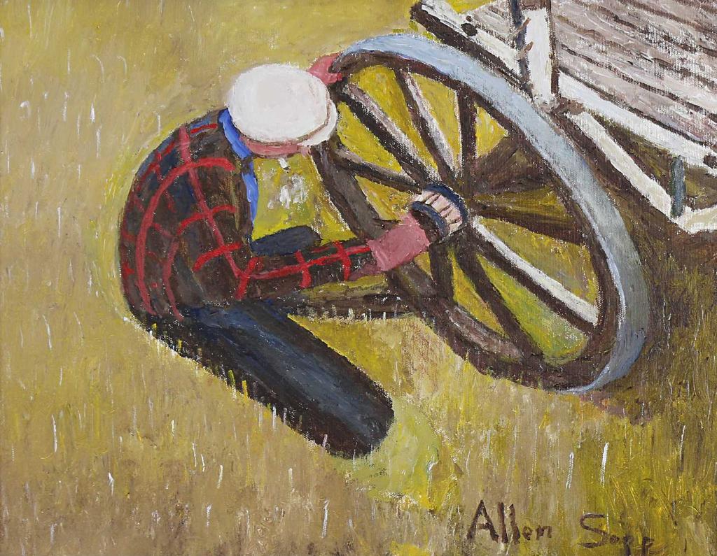 Allen Fredrick Sapp (1929-2015) - Fixing The Wheel