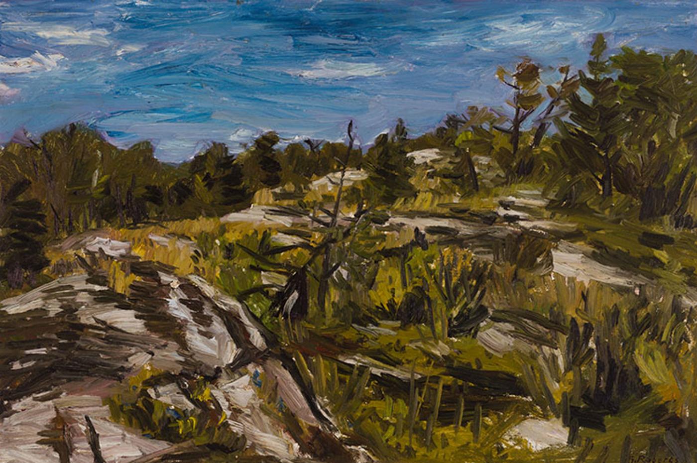 William Goodridge Roberts (1921-2001) - Rocks & Shrubs Georgian Bay