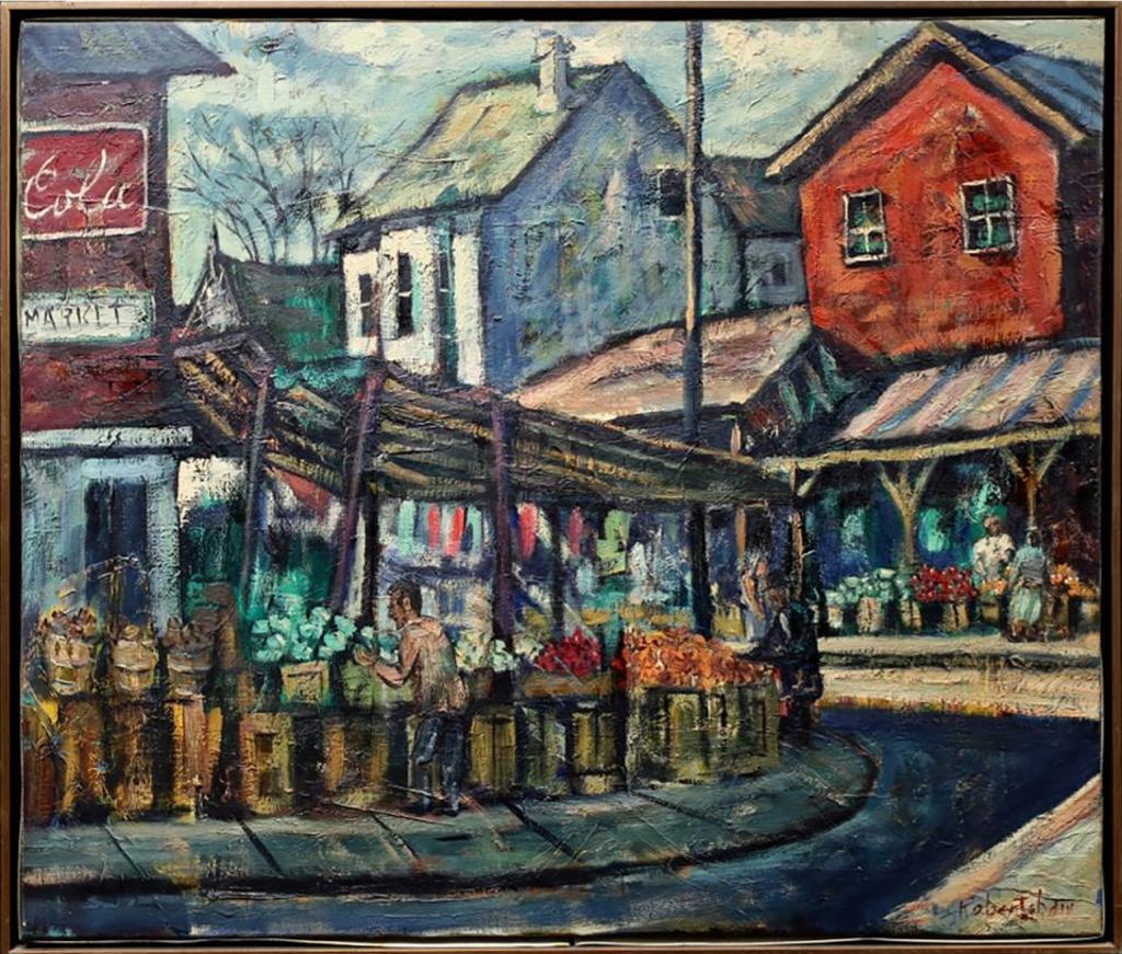 Ross Robertshaw (1919-1986) - Untitled (Kensington Market?)