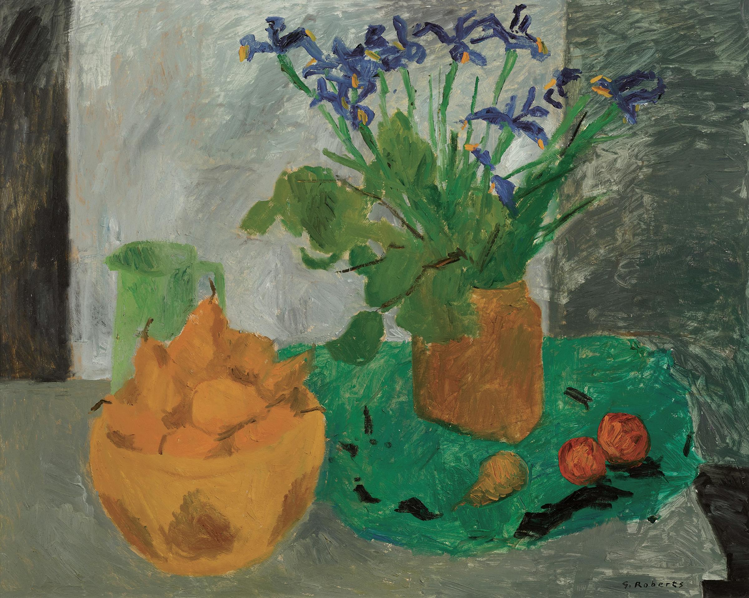 William Goodridge Roberts (1921-2001) - Still Life with Iris and Pears, 1962