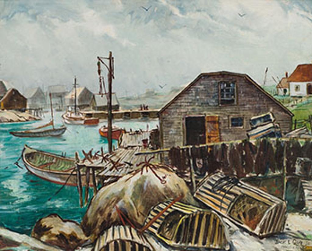 Jack Lorimer Gray (1927-1981) - Peggy's Cove, NS