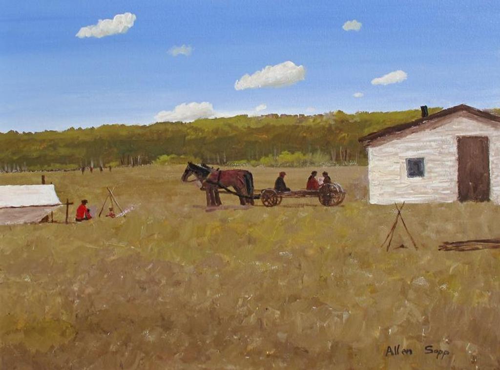 Allen Fredrick Sapp (1929-2015) - Unloading At The House