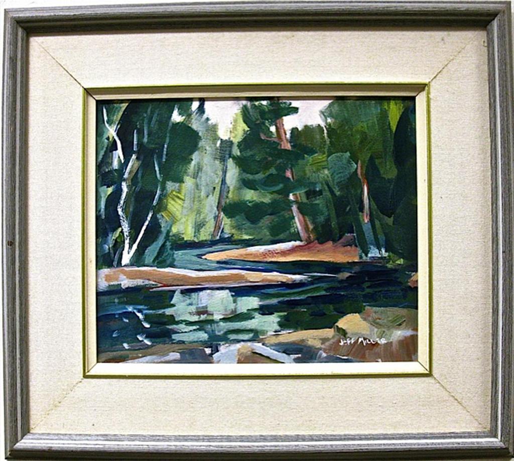 Jeff Miller (1931) - Oxtongue River, Bend Above Ragged Falls