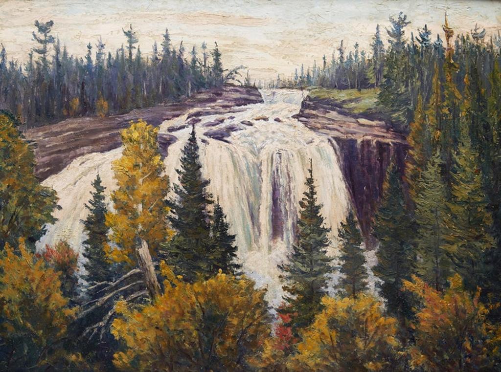 Gordon Edward Pfeiffer (1899-1983) - Falls on the Bestiamis River