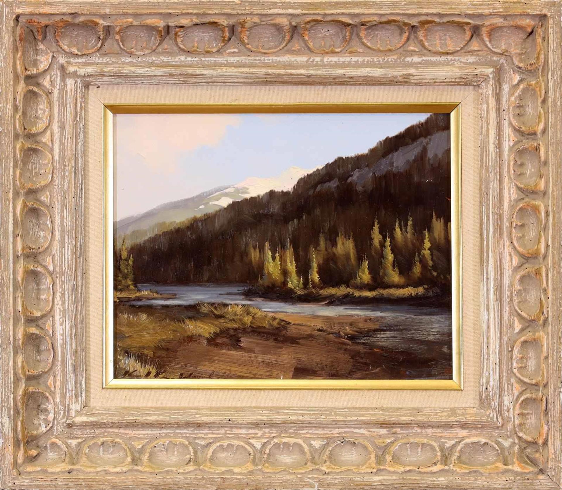 Karl E. Wood (1944-1990) - Sunwapta River, Jasper Natl. Park
