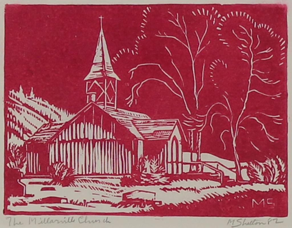 Margaret Dorothy Shelton (1915-1984) - The Millarville Church; 1982 (1981)