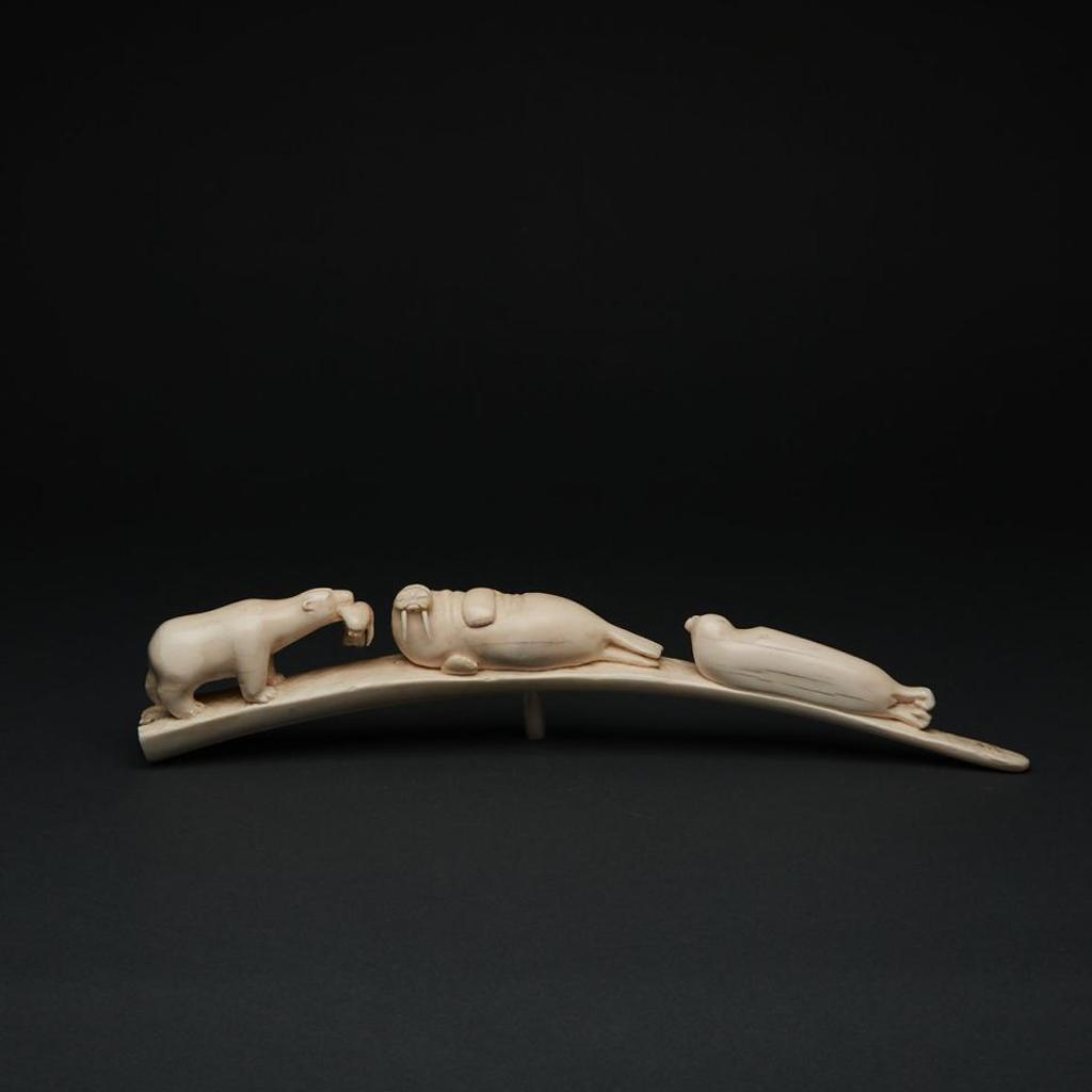 Pierre Karlik (1931-2013) - Carved Tusk