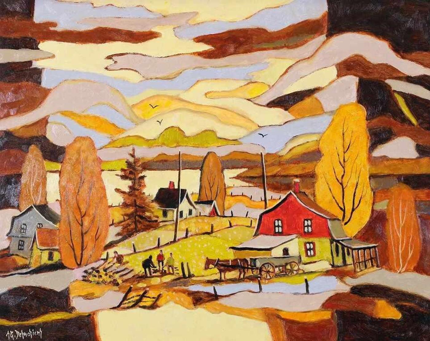 Jean-Guy Desrosiers (1934) - Un Jour, Tard Lautomne (Charlevoix)