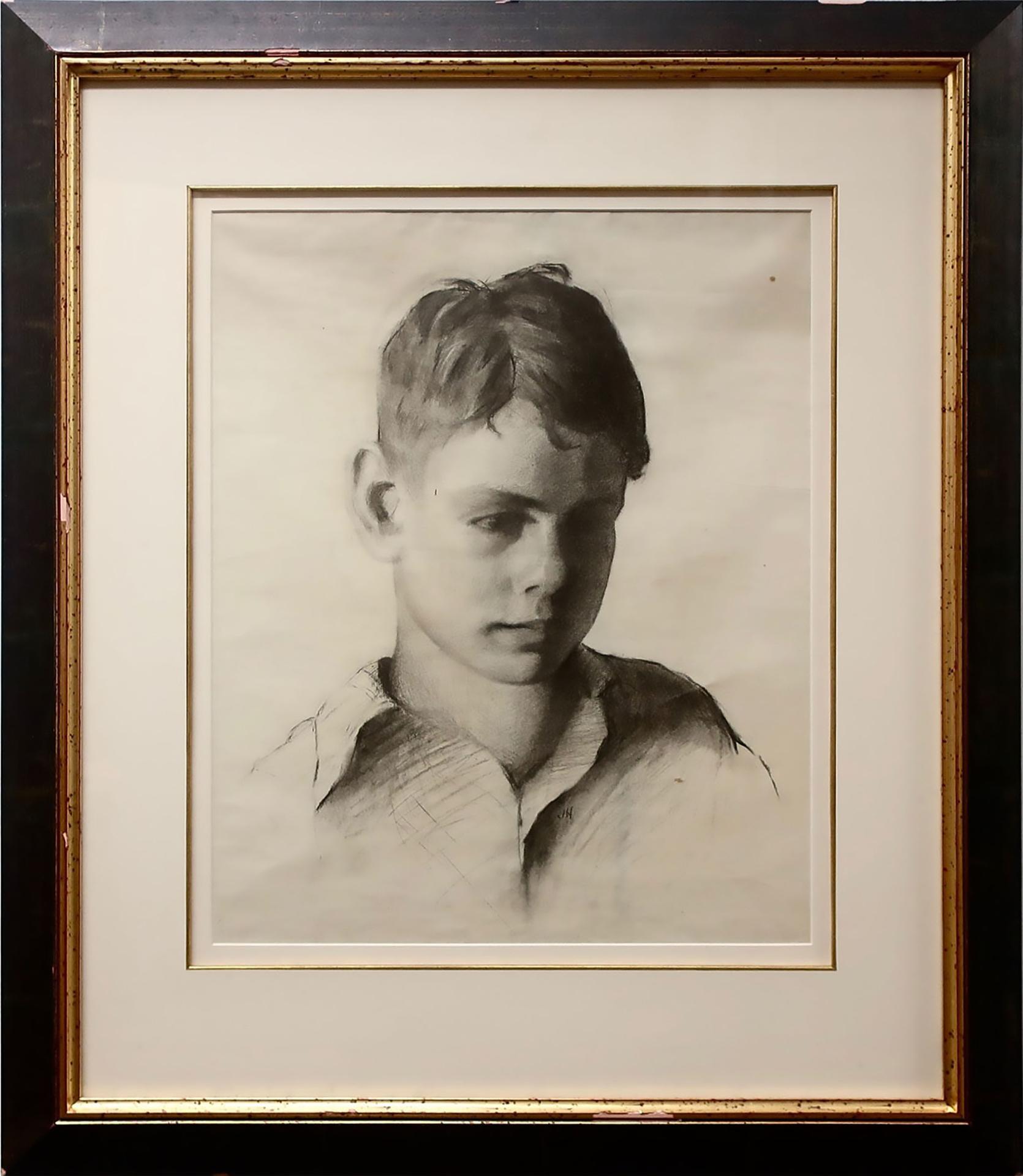 Jack Weldon Humphrey (1901-1967) - Portrait Of Boy (Standing Figure)