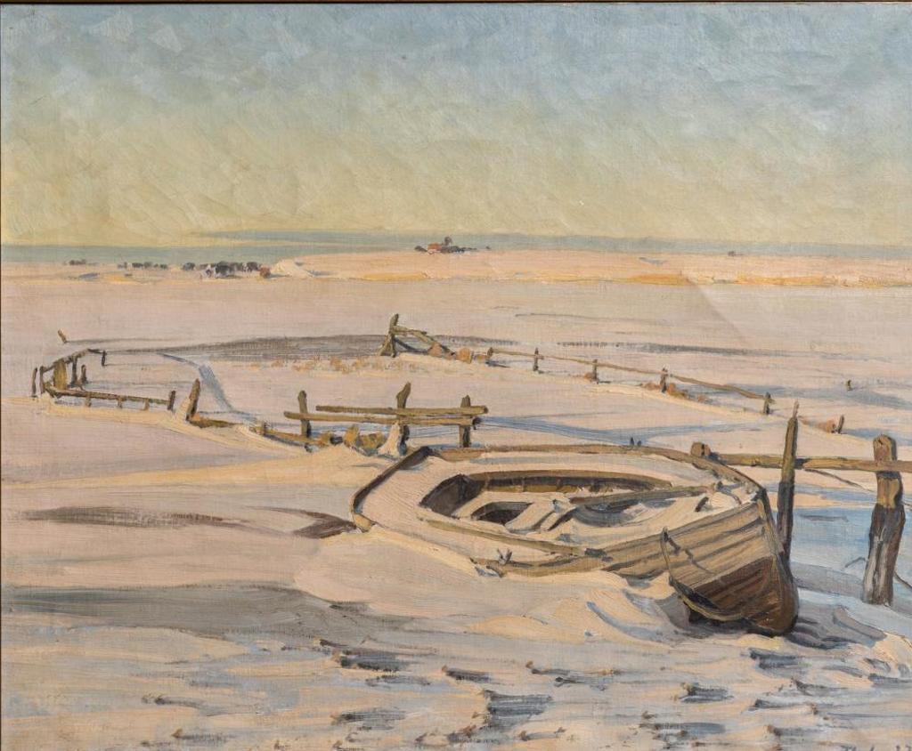 Thorvald Larsen (1881-1947) - Winter Landscape