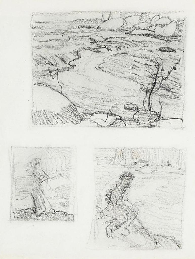 Arthur Lismer (1885-1969) - Landscape And Figure Studies