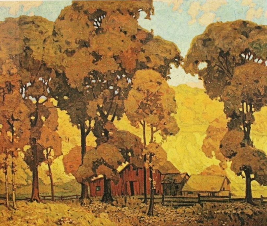 Alfred Joseph (A.J.) Casson (1898-1992) - Autumn Afternoon