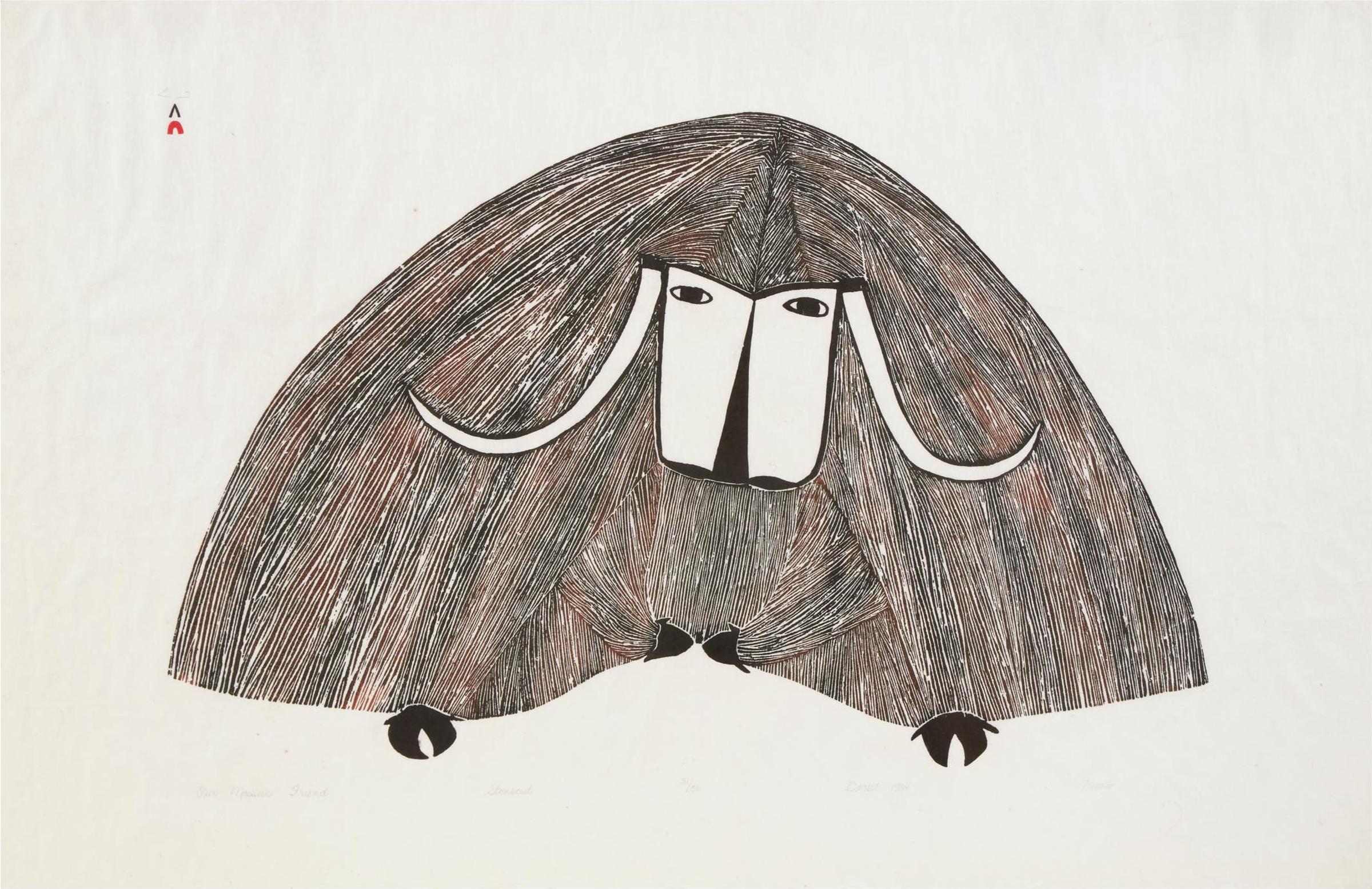 Pudlo Pudlat (1916-1992) - Our Massive Friend, 1984