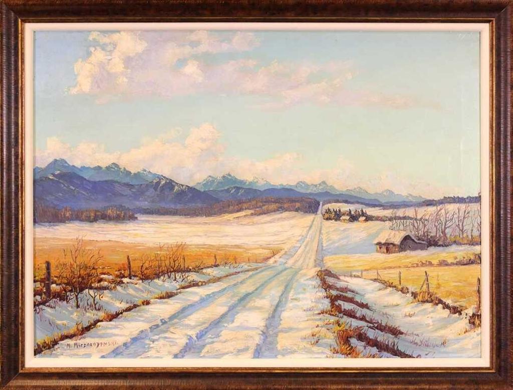 Mario Moczorodynksi (1923) - Untitled; Road in the Foothills
