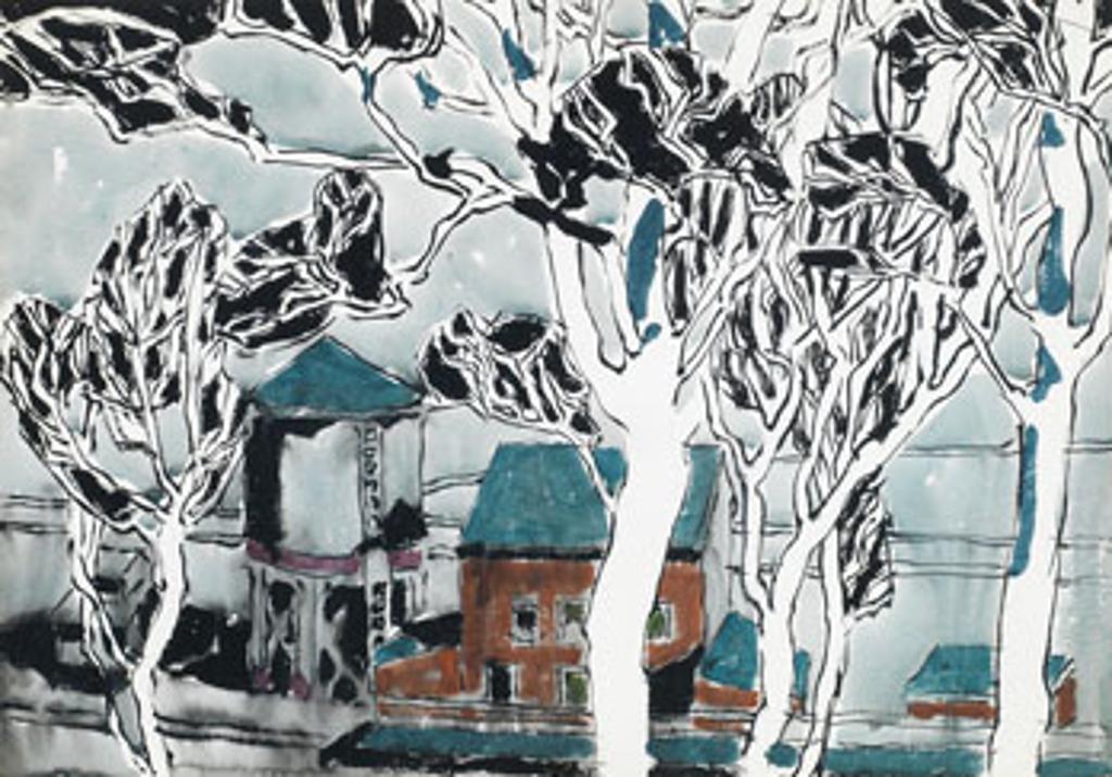 David Browne Milne (1882-1953) - White Trees, Boston Corners, New York