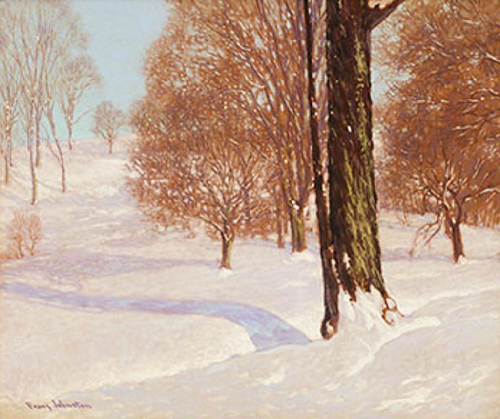 Frank (Franz) Hans Johnston (1888-1949) - Snow in the Valley