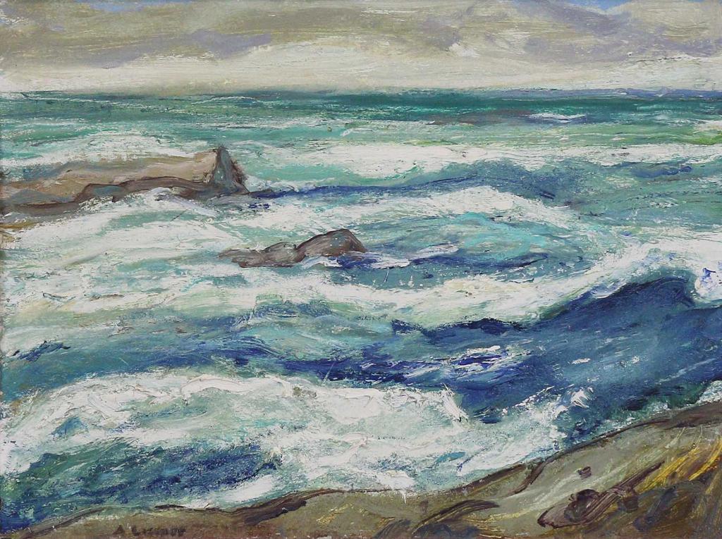 Arthur Lismer (1885-1969) - The Pacific, Off Vancouver Is.; 1963