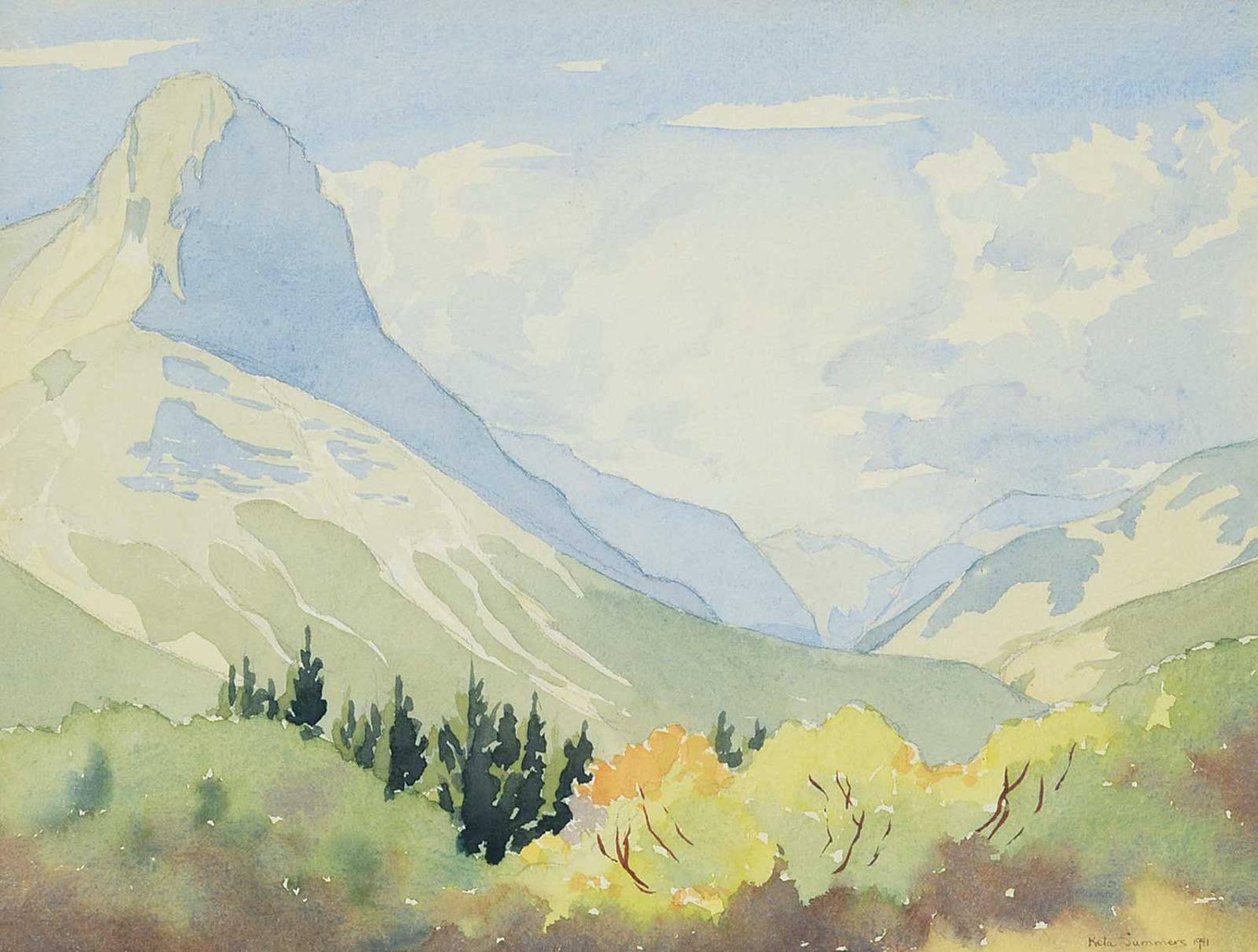 Reta Madeline Cowley (1910-2004) - Untitled - Valley in Spring
