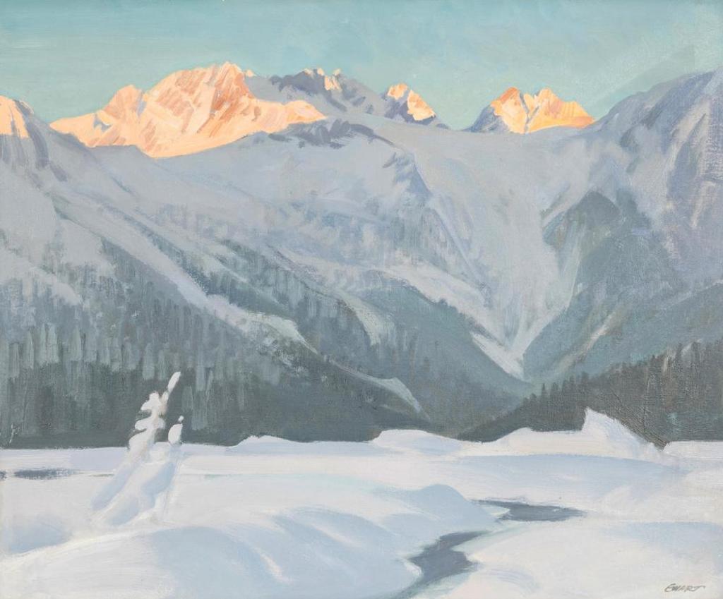 Peter Maxwell Ewart (1918-2001) - Winter Sunset