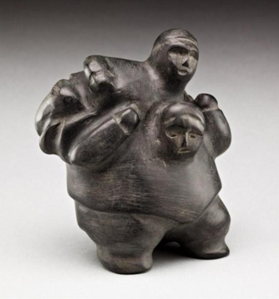 Tuna Iquliq (1935-2015) - Mid-late 1980s, black stone
