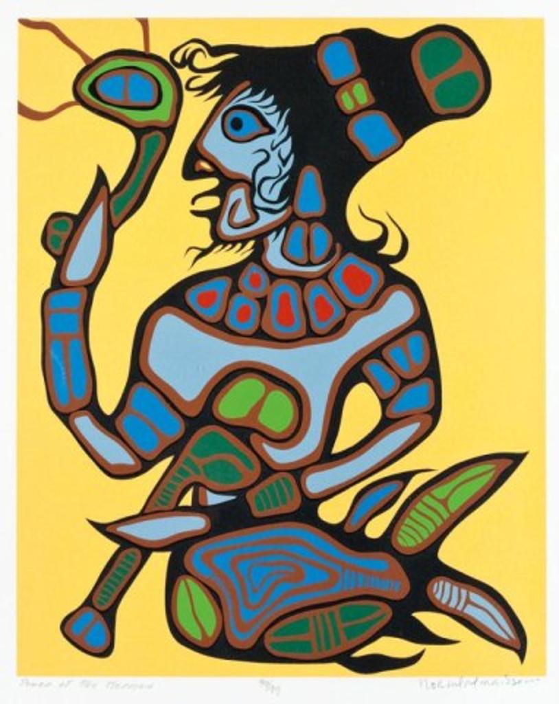 Norval H. Morrisseau (1931-2007) - 14 x 11.25 in