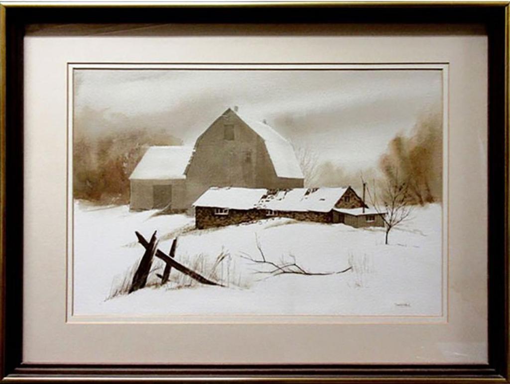 Jack Henry Reid (1925-2009) - Untitled (Snow Covered Farm)