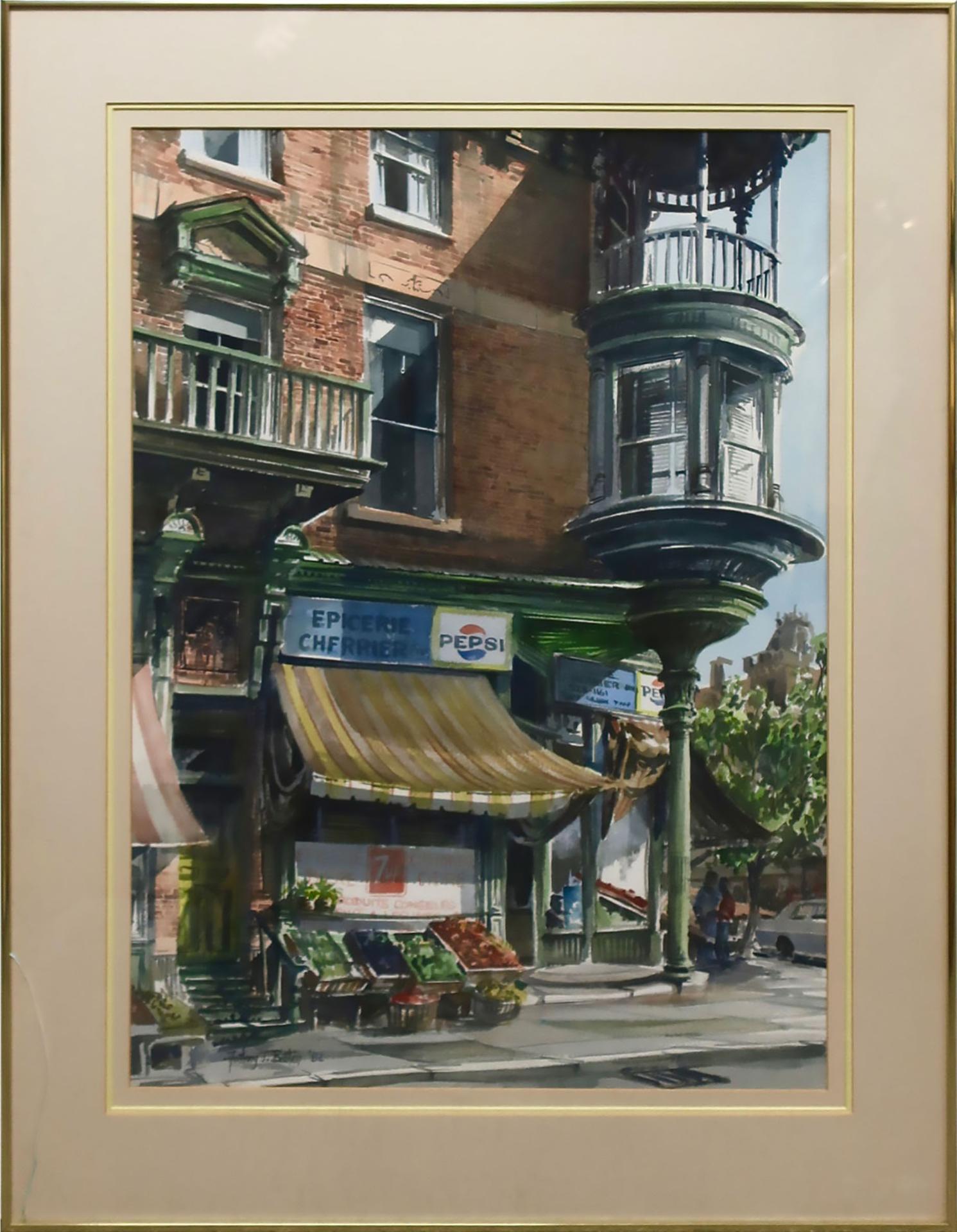 Anthony (Tony) Jack Batten (1940) - Corner Store Near St. Louis Square, Montreal