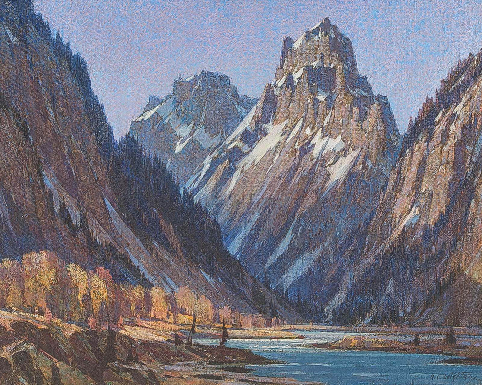Alfred Crocker Leighton (1901-1965) - Mount Edith, Banff, 1928