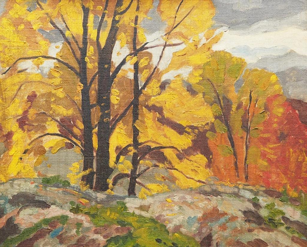 George Henry Griffin (1898-1974) - Autumn Shoreline Landscape