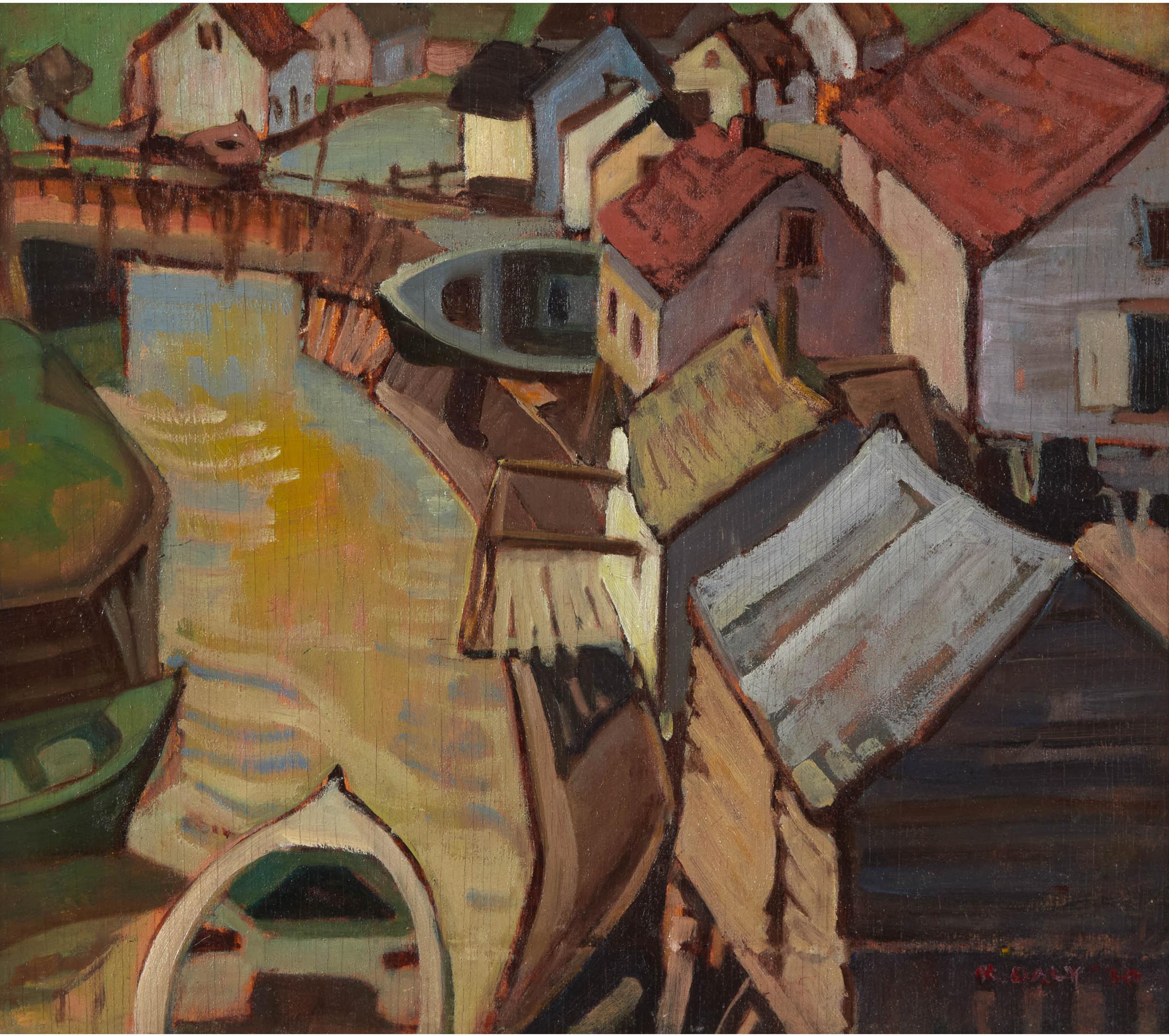 Kathleen Frances Daly (1898-1994) - Little Fox River, Quebec, 1930