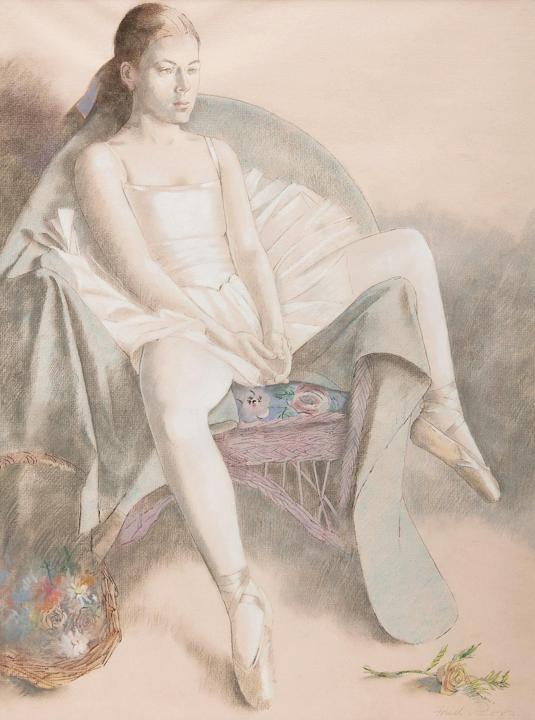 Fred Ross (1927-2014) - Young Dancer, c.1970