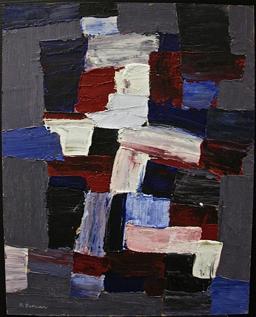 Alma Mary Duncan (1917-2004) - Structure; Untitled - Abstract