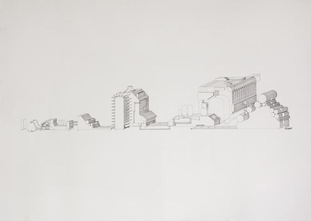 Jesse MacDonald - Untitled - Untitled (Blueprint in Monochrome)
