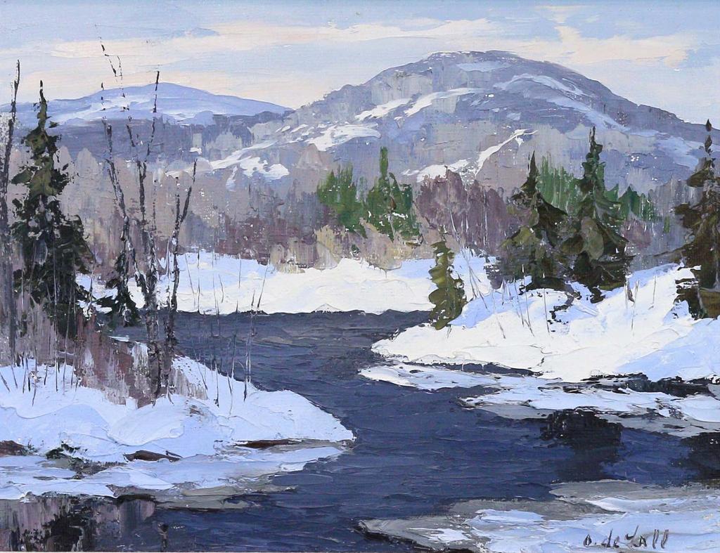 Oscar Daniel de Lall (1903-1971) - North River In Spring
