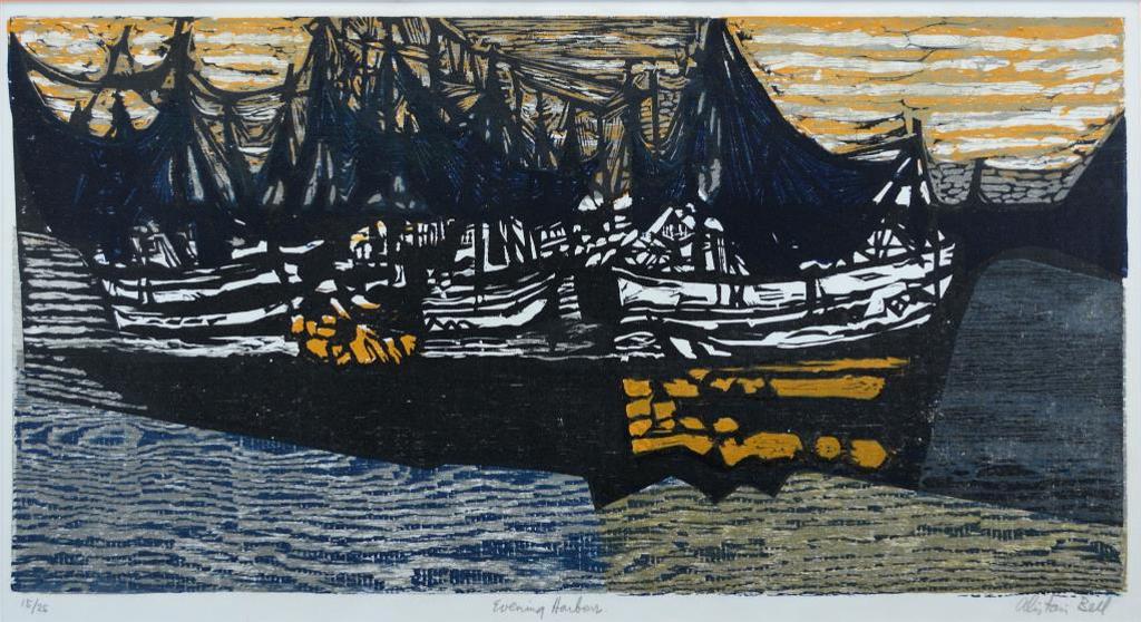 Alistair Macready Bell (1913-1997) - Evening Harbour