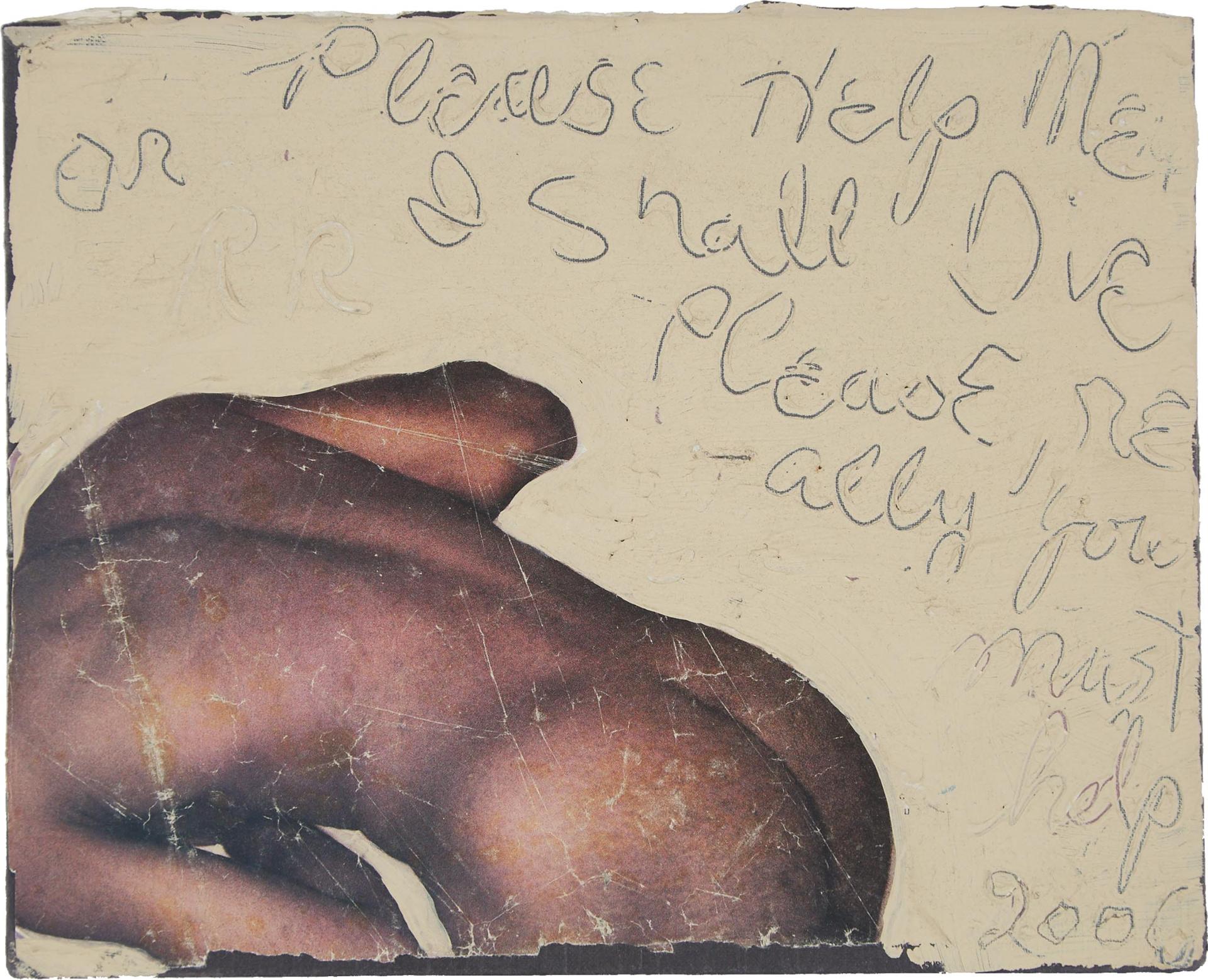 Rene Ricard (1946) - Please Help Me Or I Shall Die. Please Really You Must Help, 2006