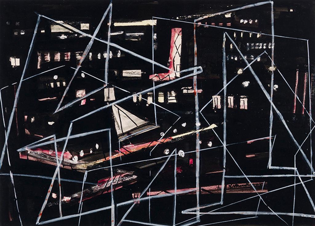 Fritz Brandtner (1896-1969) - City at Night (#14)