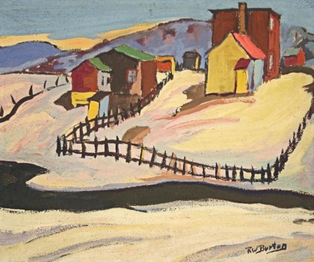 Ralph Wallace Burton (1905-1983) - Town View, Winter