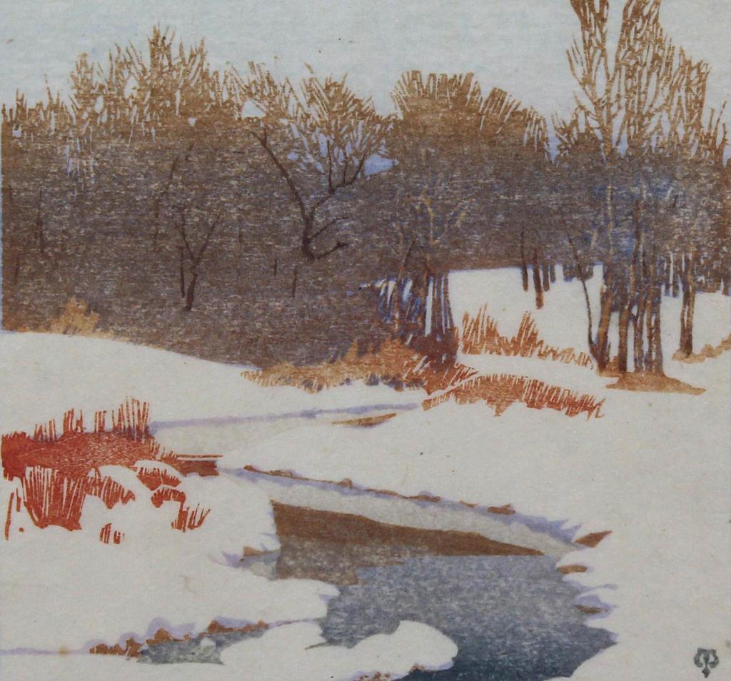 Walter Joseph (W.J.) Phillips (1884-1963) - The Stream In Winter; 1935