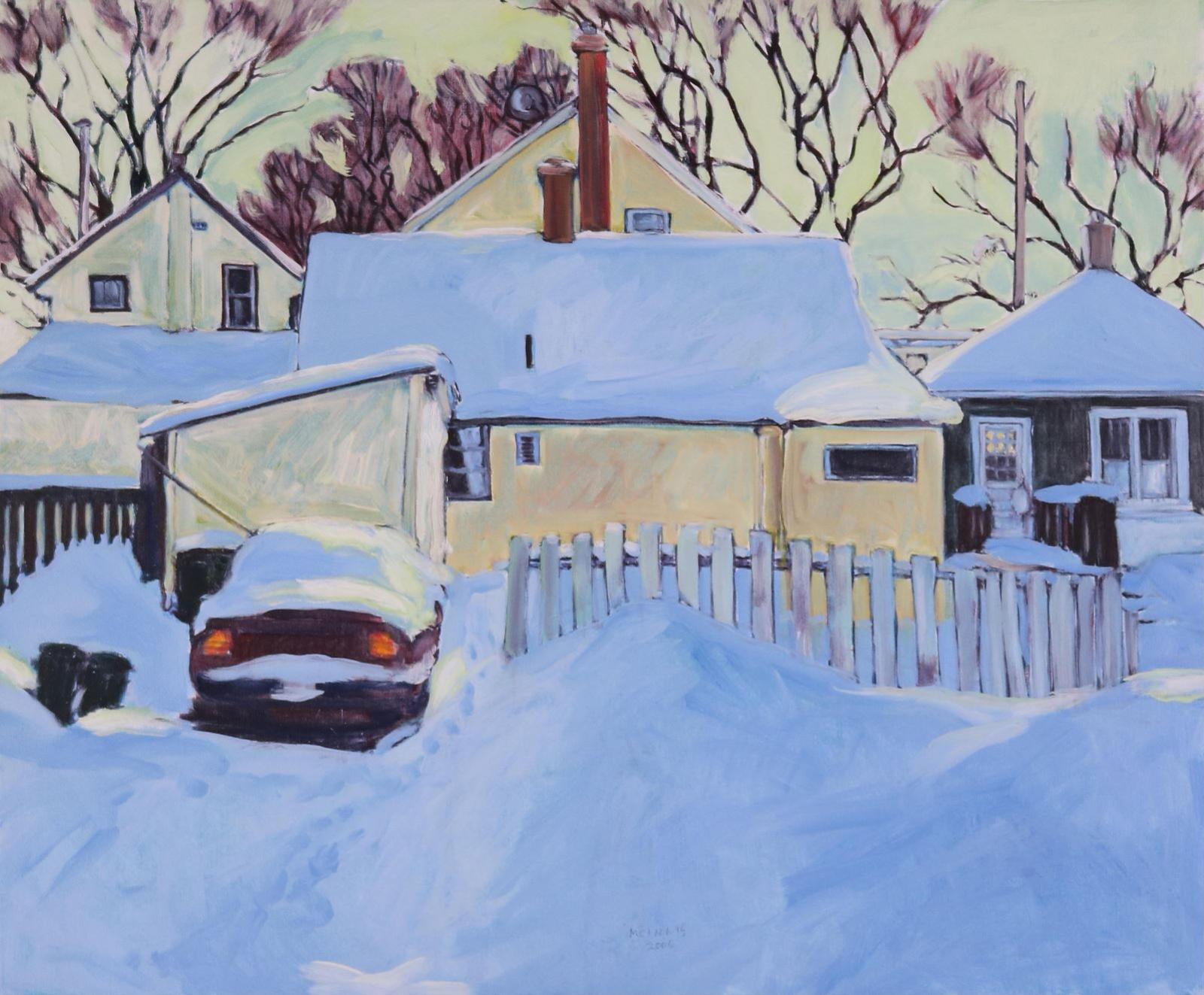 Robert F.M. McInnis (1942) - A Winnipeg Back Alley; 2006