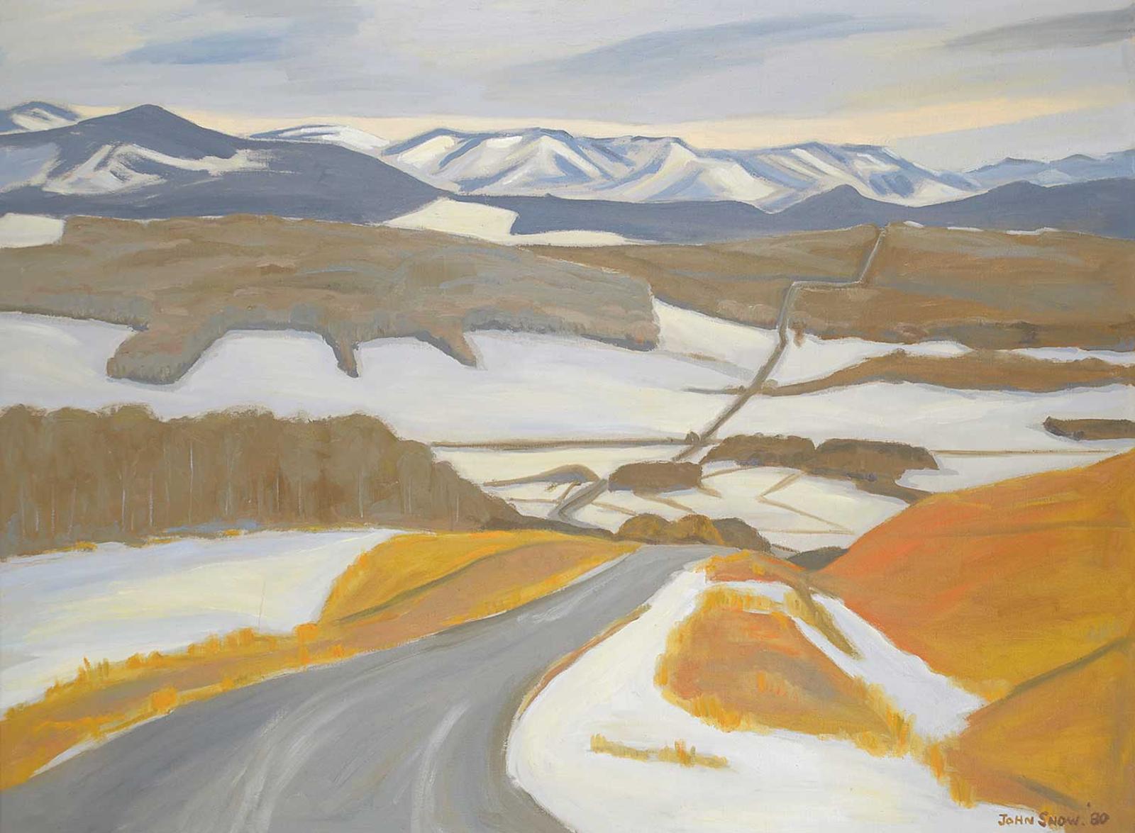 John Harold Thomas Snow (1911-2004) - Road Through the Hills No. 1