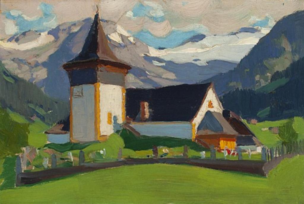Clarence Alphonse Gagnon (1881-1942) - Lauenen, Switzerland