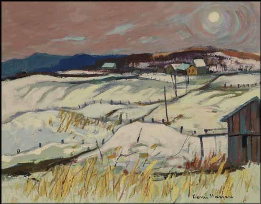 Henri Leopold Masson (1907-1996) - Early Evening, Near Plaisance, Que.